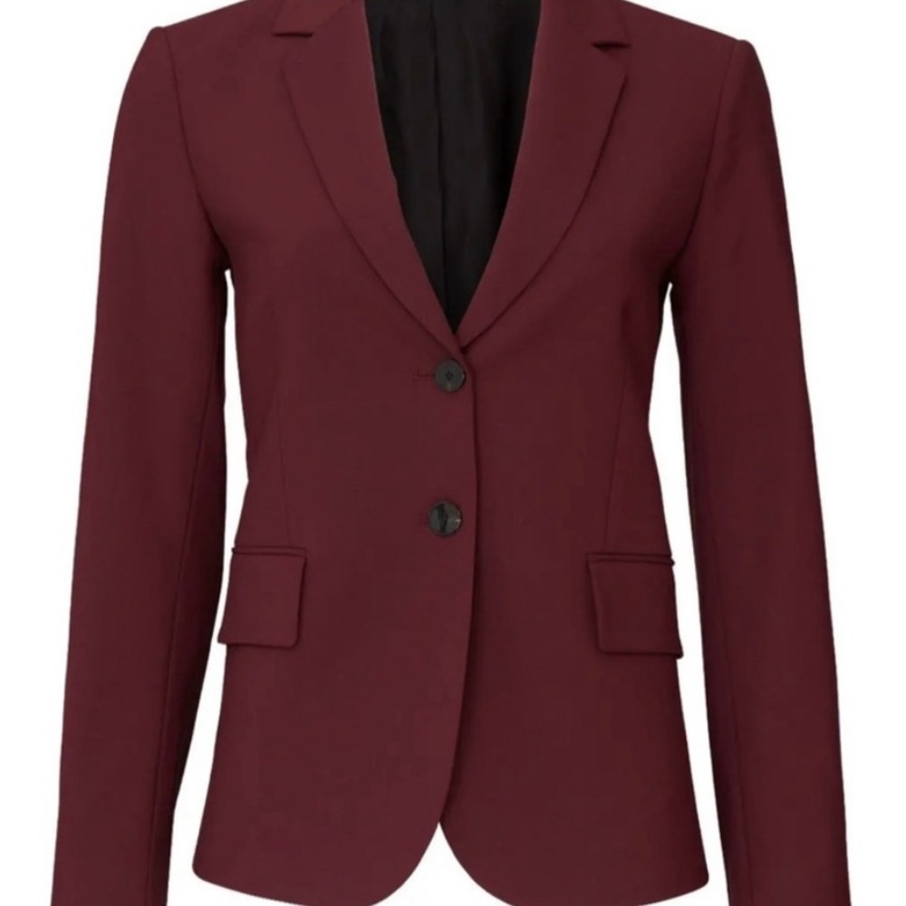 THEORY Burgundy Carissa Women's Blazer